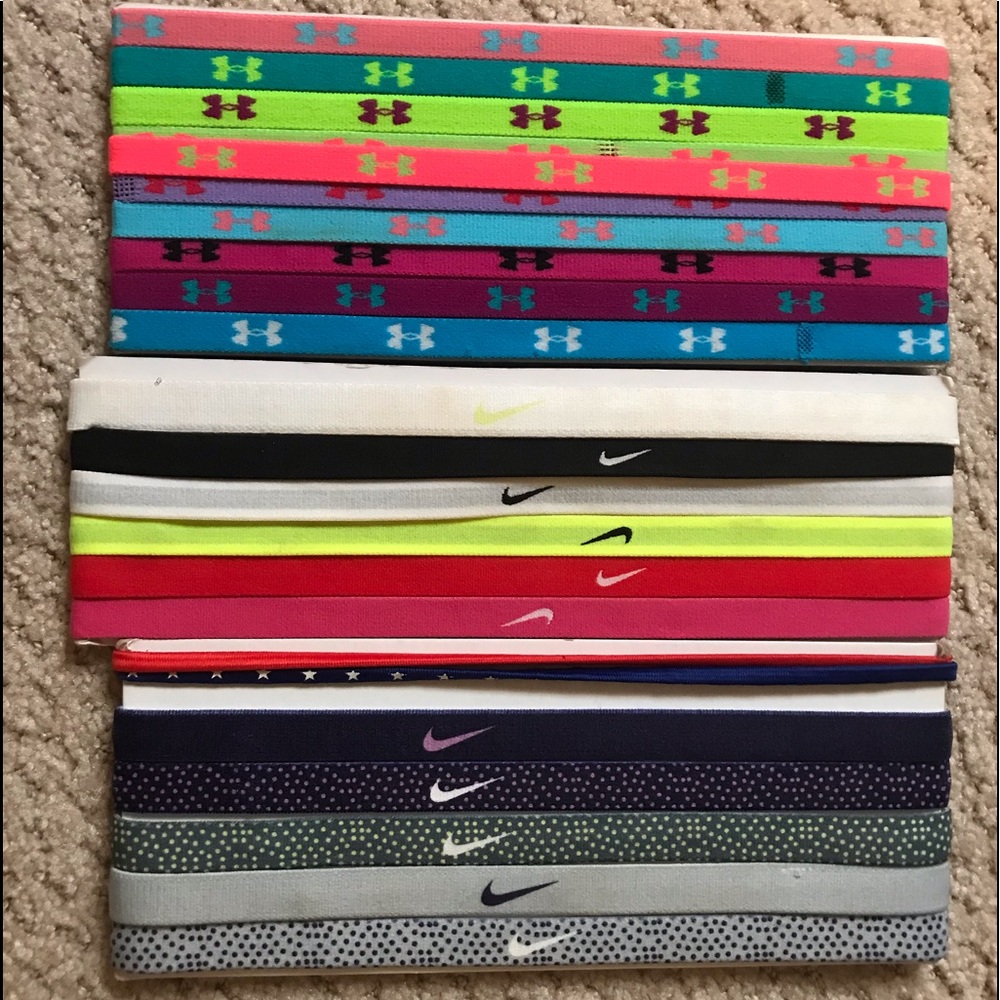 nike and under armor headbands!!!
